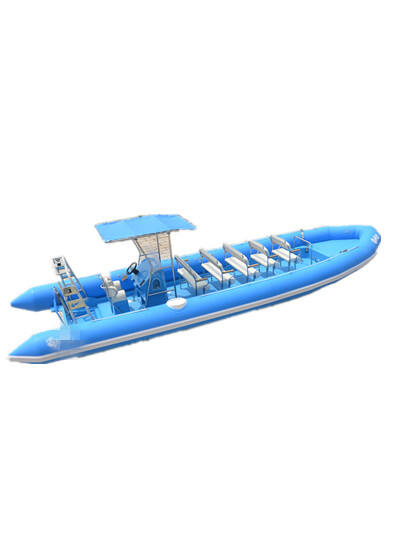 8.5m 9m sea force ocean operation boat speed passenger boat with French Orca hypalon factory