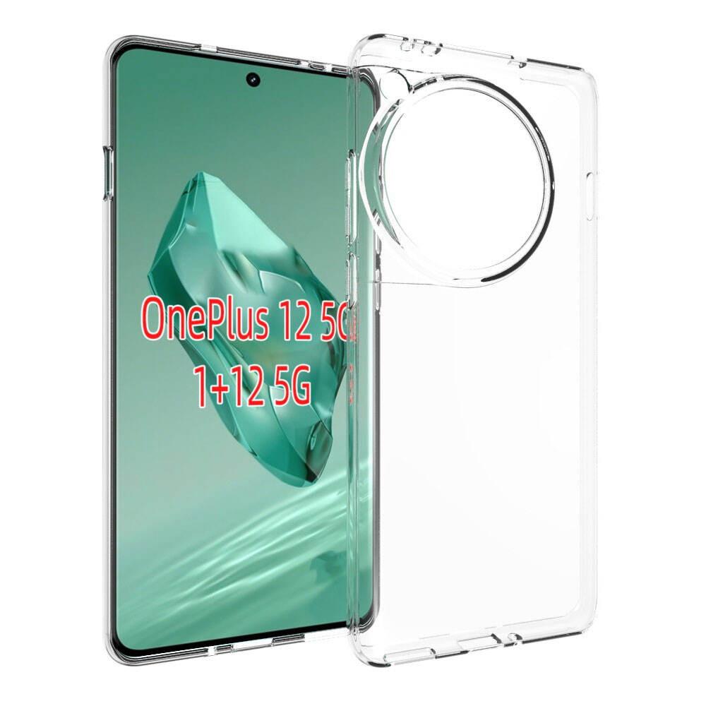 Laudtec SJK284 Cases Luxury Airbag Customize Anti Fall Transparent Clear Tpu Pc Phone Case For Oneplus 12 5G manufacture