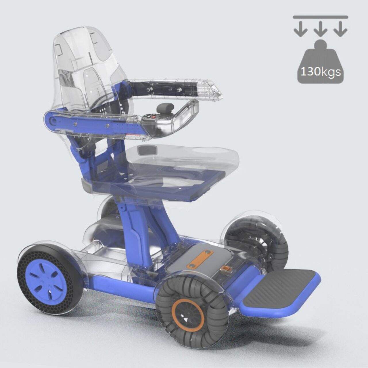 KSM-610 4 Wheeled electric mobility scooter all terrain foldable electric wheelchair mobility scooters for elderly supplier