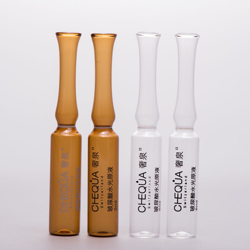 Customized Logo 3m Bottle Serum Glass Ampoule Bottle For Cosmetic Packaging factory