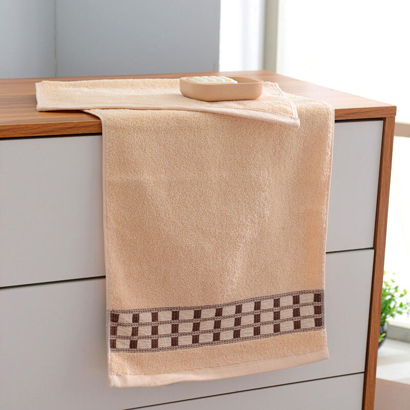 wholesale pure cotton plain pastoral style bath towel set custom logo towels factory