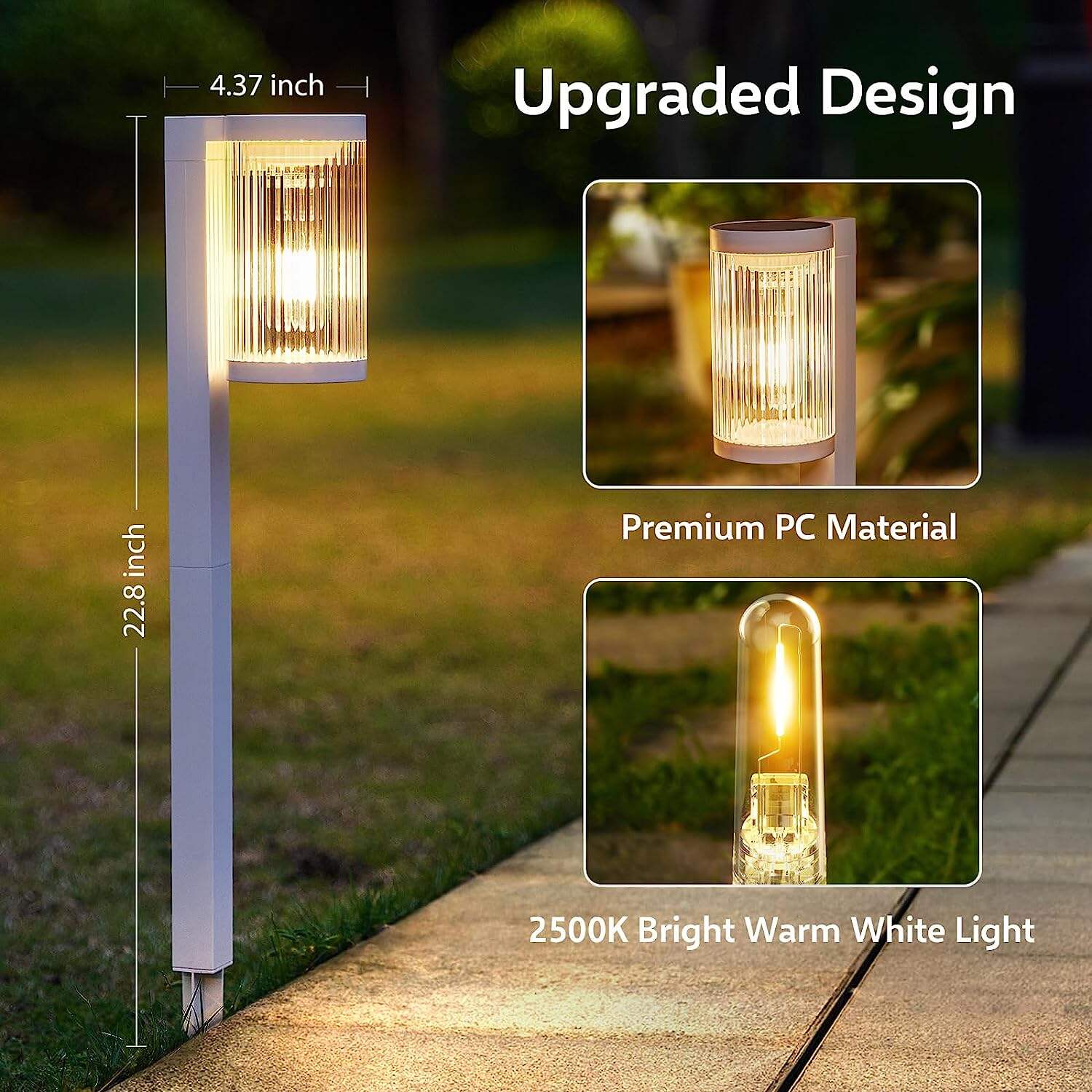 Outdoor Decorate Landscape Lighting Acrylic Villa Courtyard Lamp Outdoor IP65 Waterproof Led Lawn Lamp Garden lights details