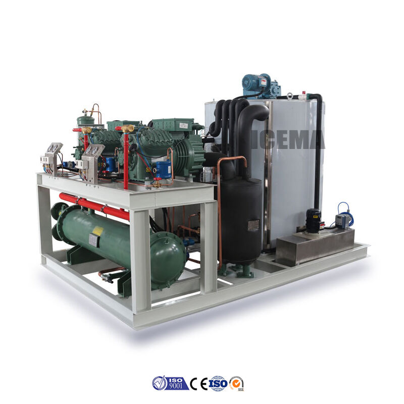 ICEMA 10T Ice Snow Flake Making Machine factory