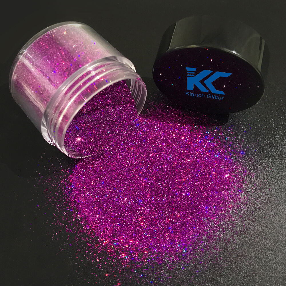 Kingch Glitter Bulk Extra Fine Glitter Holographic Polyester Cosmetic Glitter