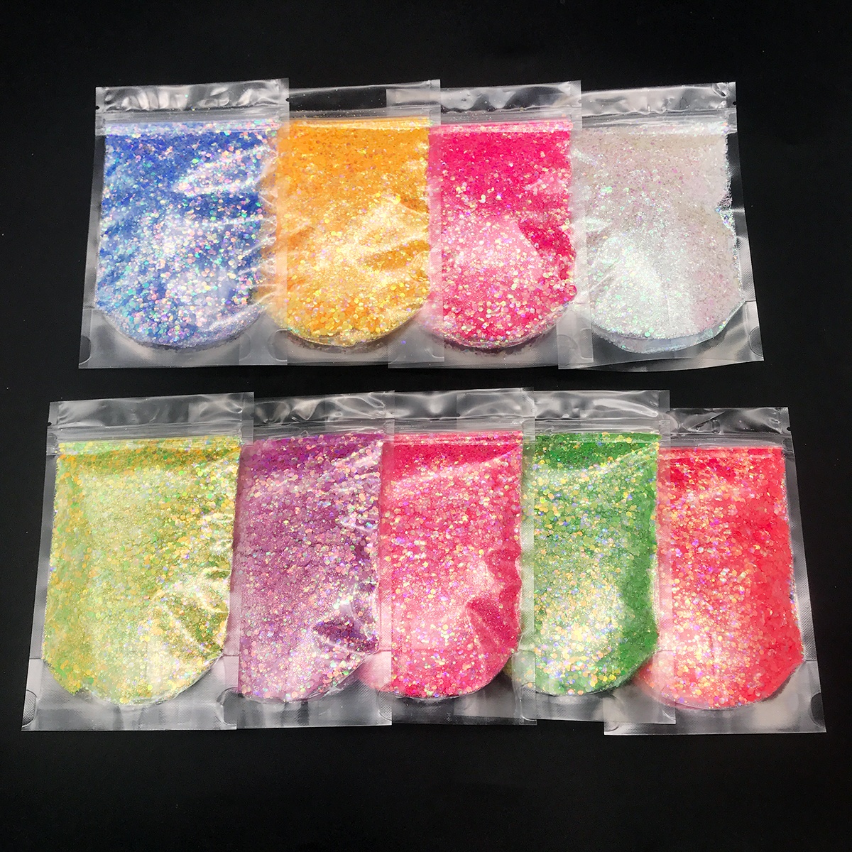 Kingch Supply 2oz Glitter shakerJars Factory chunky glitter Wholesale fine Glitter for Crafts Decoration details