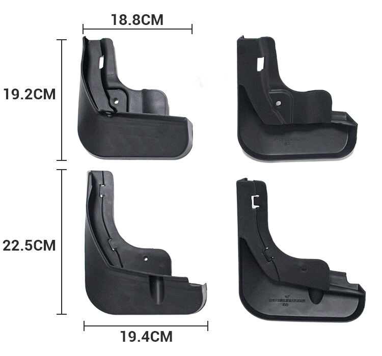 Auto Exterior Accessories Factory Directly Sale New Style PP Plastic Car Front Rear Mud Guard For BYD ATTO 3 Yuan Plus supplier