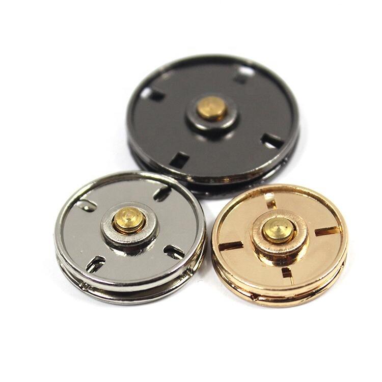 factory price invisible 2 parts metal zinc alloy sew on snap button