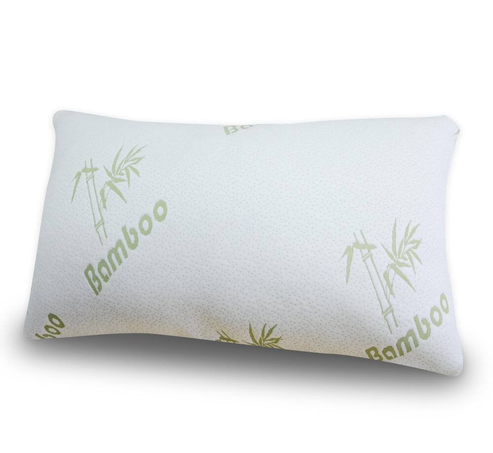 Hot sale soft bamboo fabric jacquard pillow for family sleeping manufacture