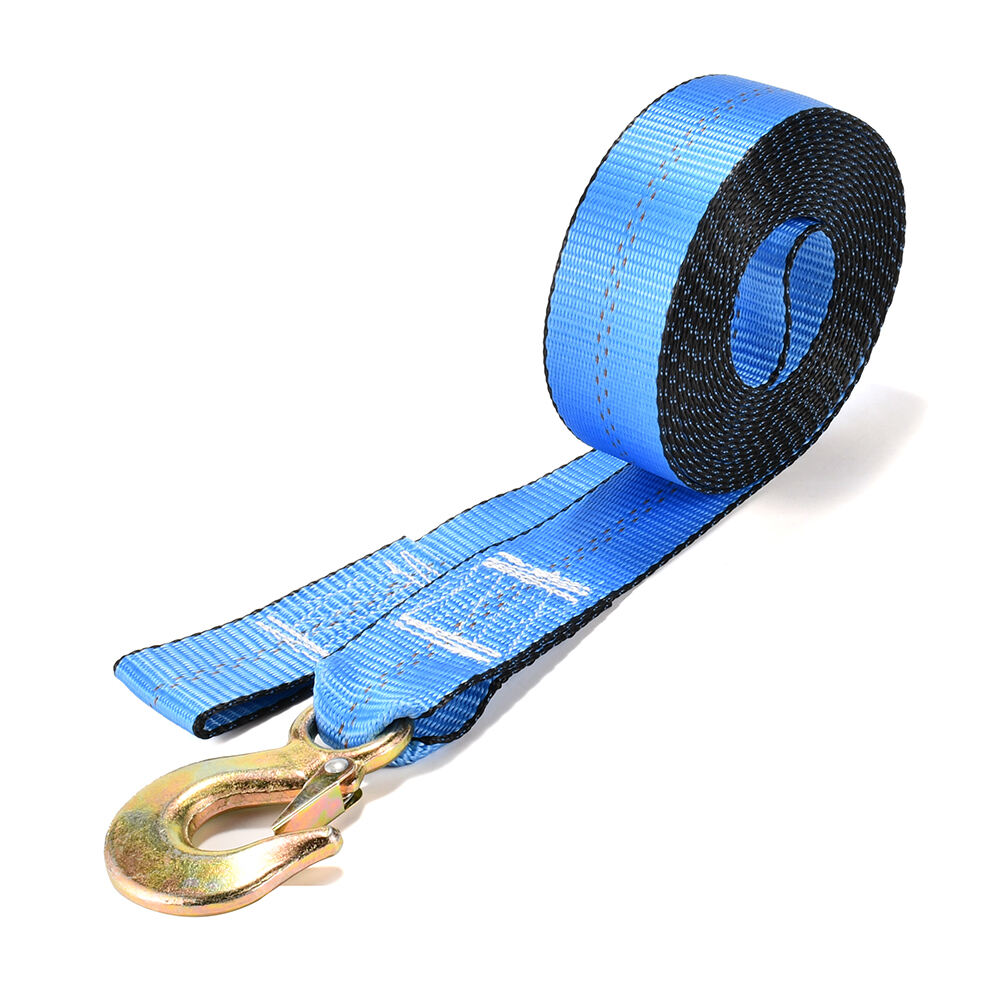 2" 5500 Lb Winch Strap with Snap Hook Boat Trailer Winch Strap supplier