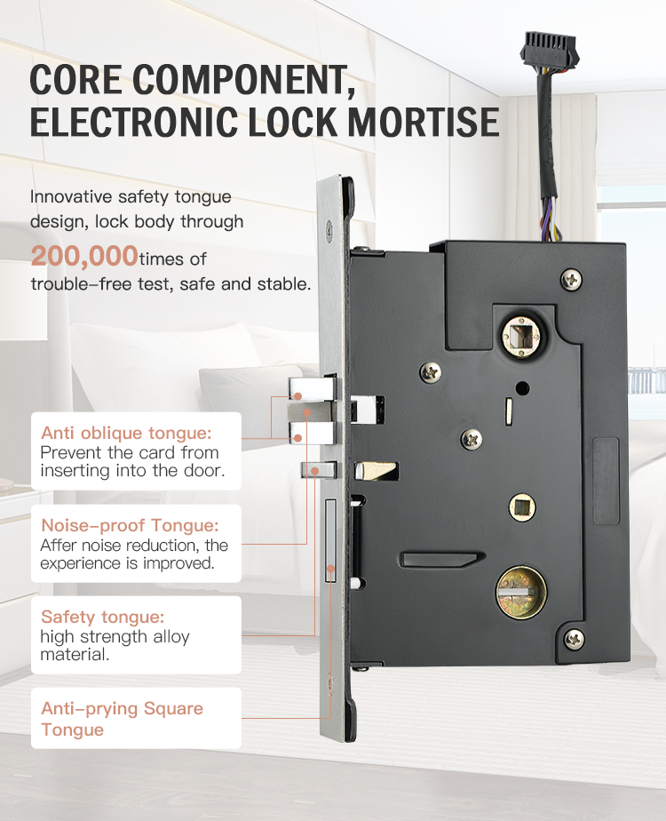 Locstar Door Electronic Card System Swipe Portable Security Hotel Lock пастаўшчык