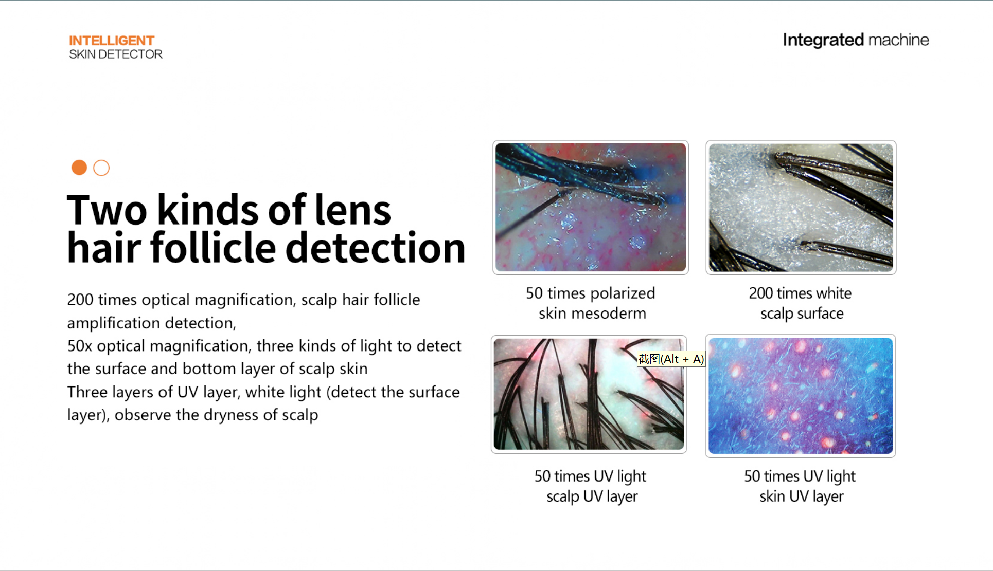 2024 New 15-inch digital HD test hair follicles to detect skin problems details