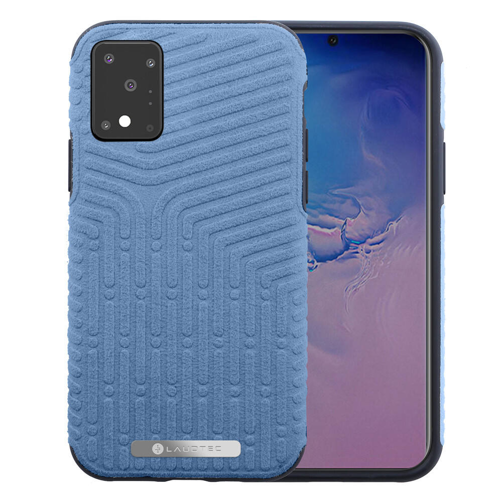 Coque de téléphone en cuir suédé véritable personnalisée Laudtec pour Samsung S20 Ultra S21 S22 Plus accessoires pour téléphone avec texture en ligne  