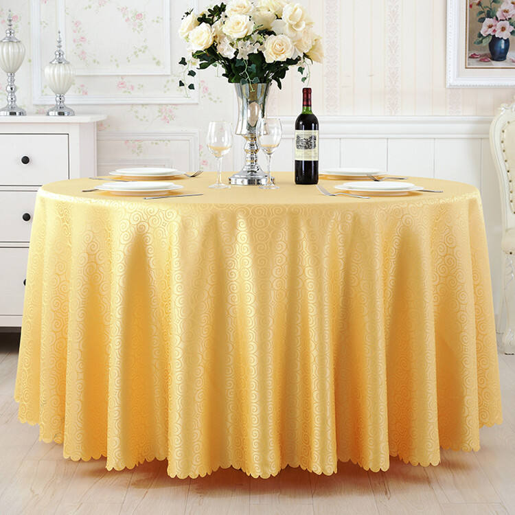 Wholesale Jacquard Wedding Cloth Custom Table Cloth