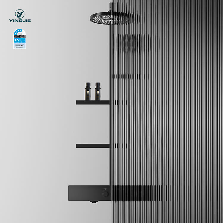 Hot Selling design wall mounted Bathtub Mixer Faucet Hot Cold rainfall waterfall luxury shower system