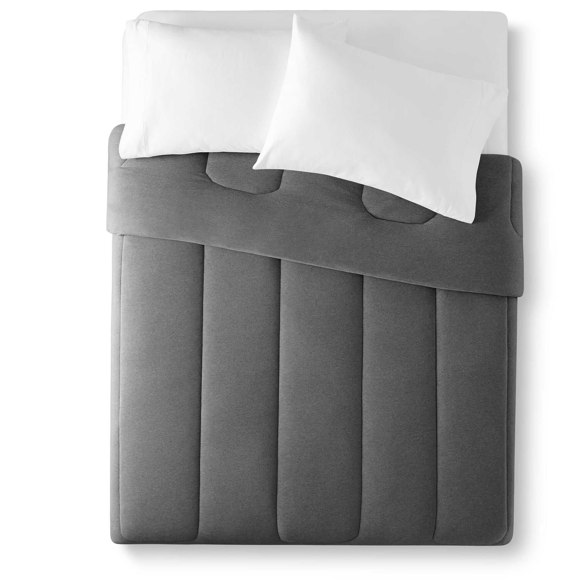 Wholesale Custom Good Quality Solid Color quilt duvet cotton polyester quilted gray comforter manufacture