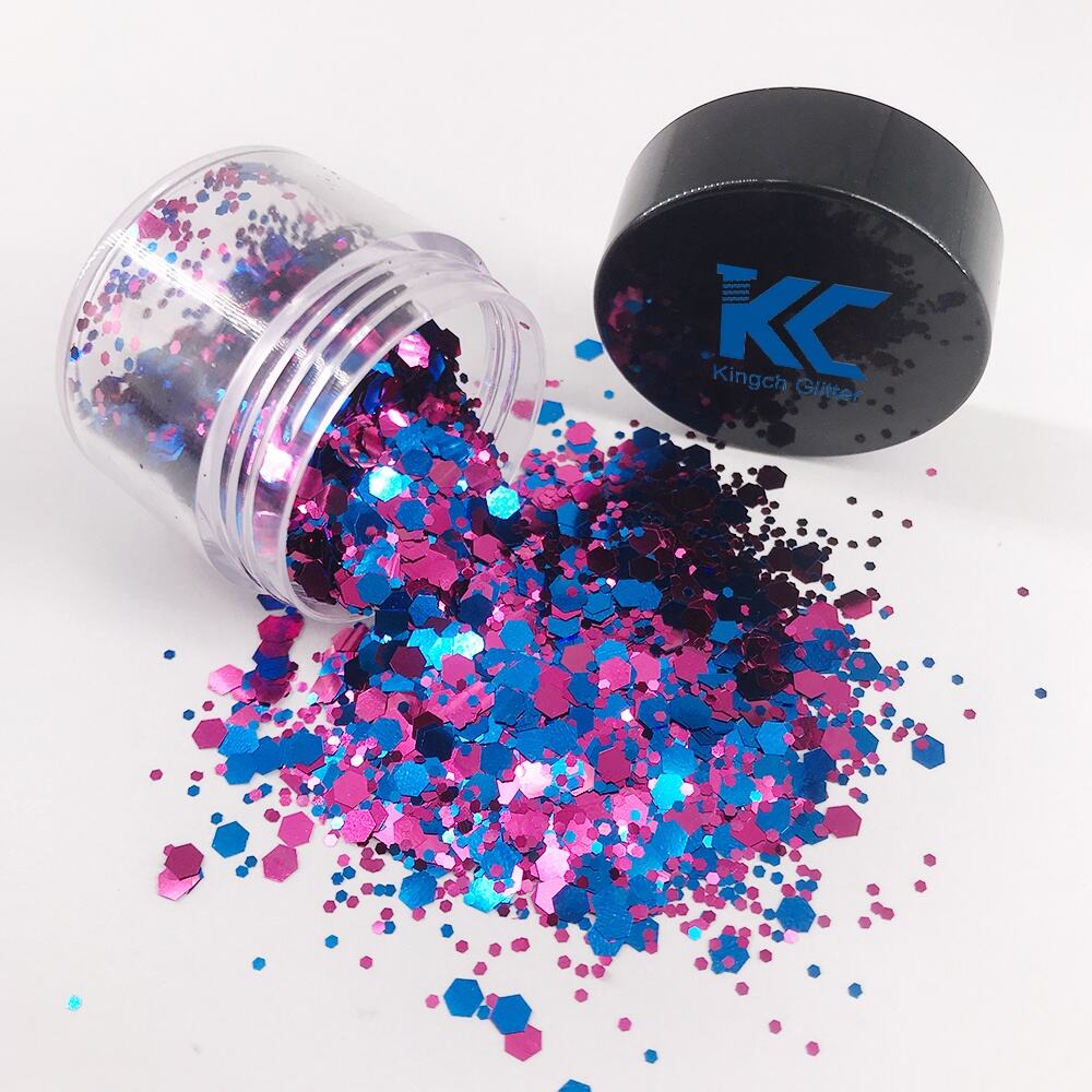 Hot Sale Wholesale Makeup Circle Confetti Glitter Chunky Glitter for Body Eye Face Craft manufacture