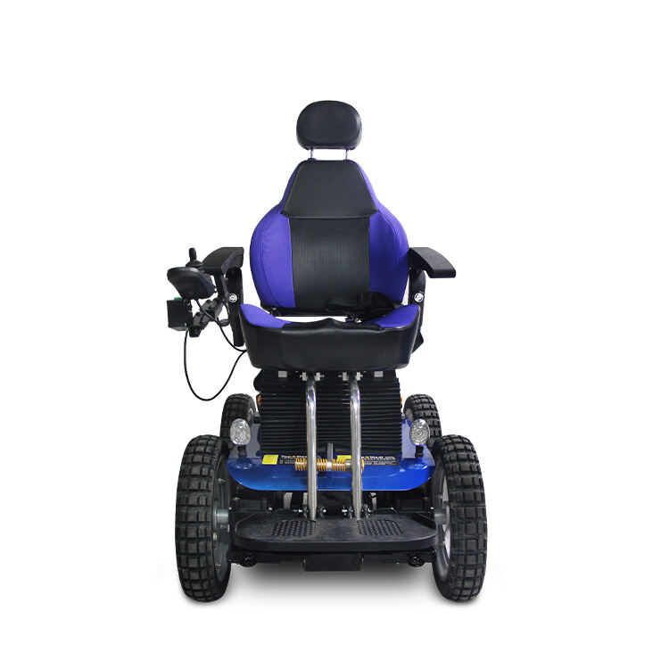 Strong capacity with electromagnetic brake seat size optional electric wheelchair conquer a variety of terrain 1350W*2  -BZ-O01 manufacture