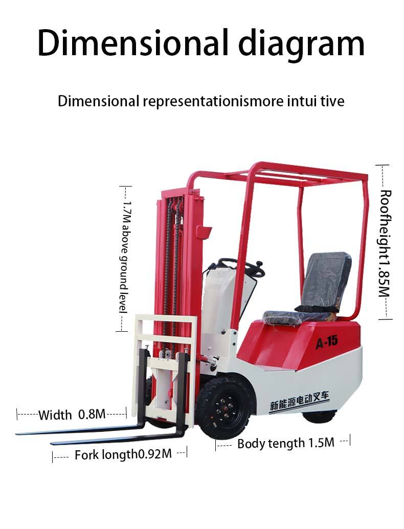 new China high quality CE Certificate 1.5ton 2 ton Smart Mini lithium battery Electric Forklift with 2 Stage Mast forklift factory