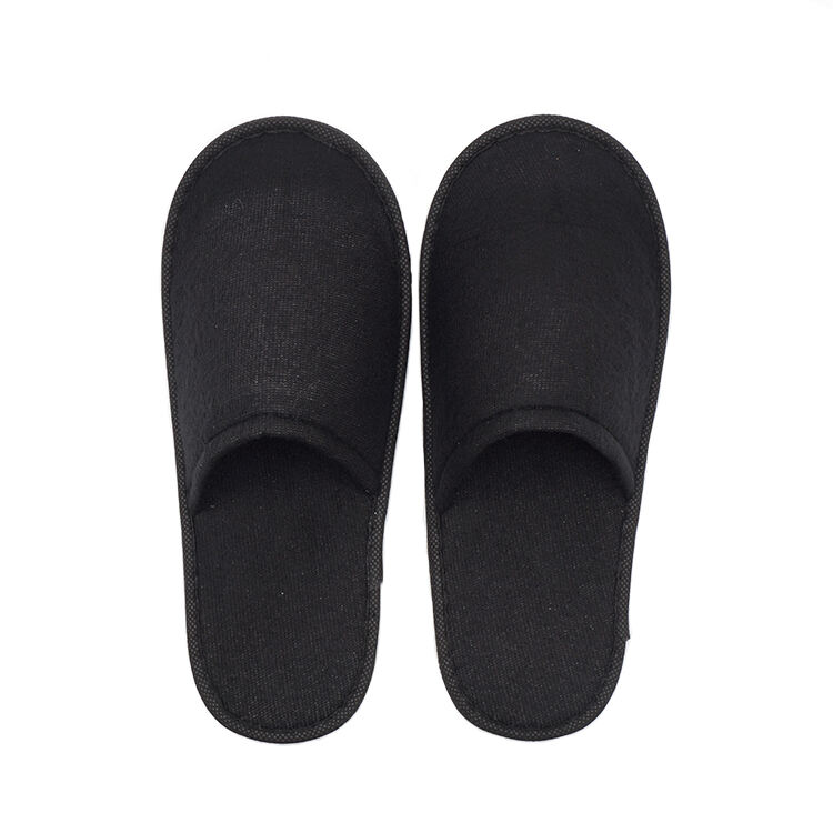 Hotel Supplies Star Hotel Disposable Slippers Customized Logo Nap Cloth Hotel Slippers For Men Women manufacture