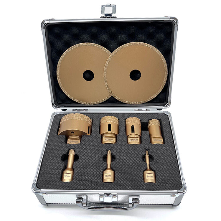 GuHua European Quality Porcelain Cutting Disc Hole Saw Set Diamond Crown Tile Marble Glass Core Drill Bit details