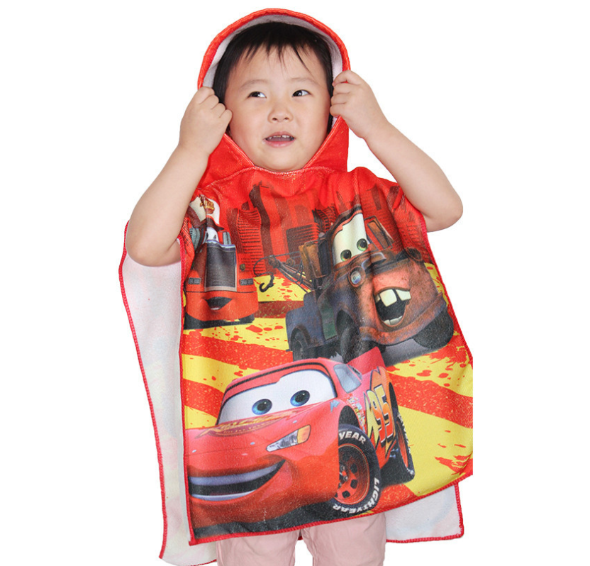 Hot sale Microfiber Quick-Dry Beach Bath Towels Kids Hooded Poncho Towel supplier