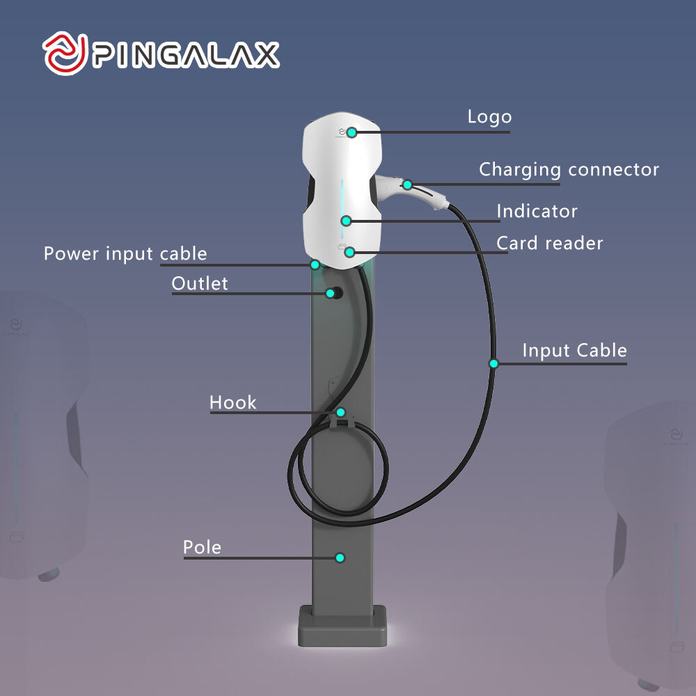 PINGALAX EV CHARGER J4 9.6KW 11.5KW WALL MOUNTED details