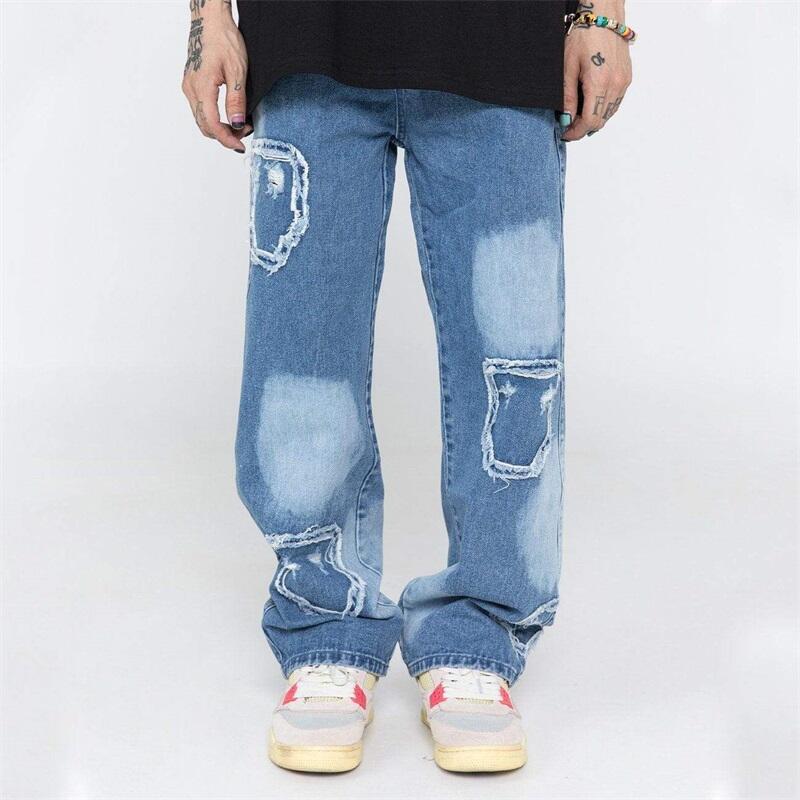 Diznew Custom Jeans Waistband Spandex / Cotton Mid Waist Men's Jeans manufacture