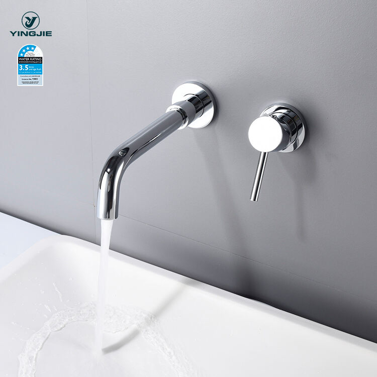 black bathroom hidden faucets brass single hole hot and cold water mixer for wash basin supplier