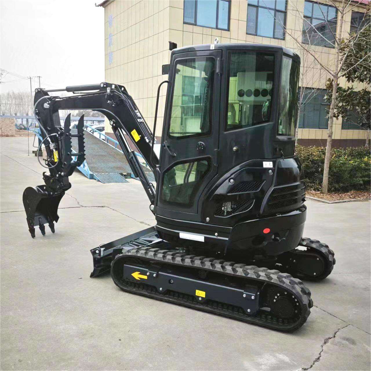 WY35 Kubota Engine digger 3.5 ton mini excavator mini pelle Chinese small excavator machine manufacture