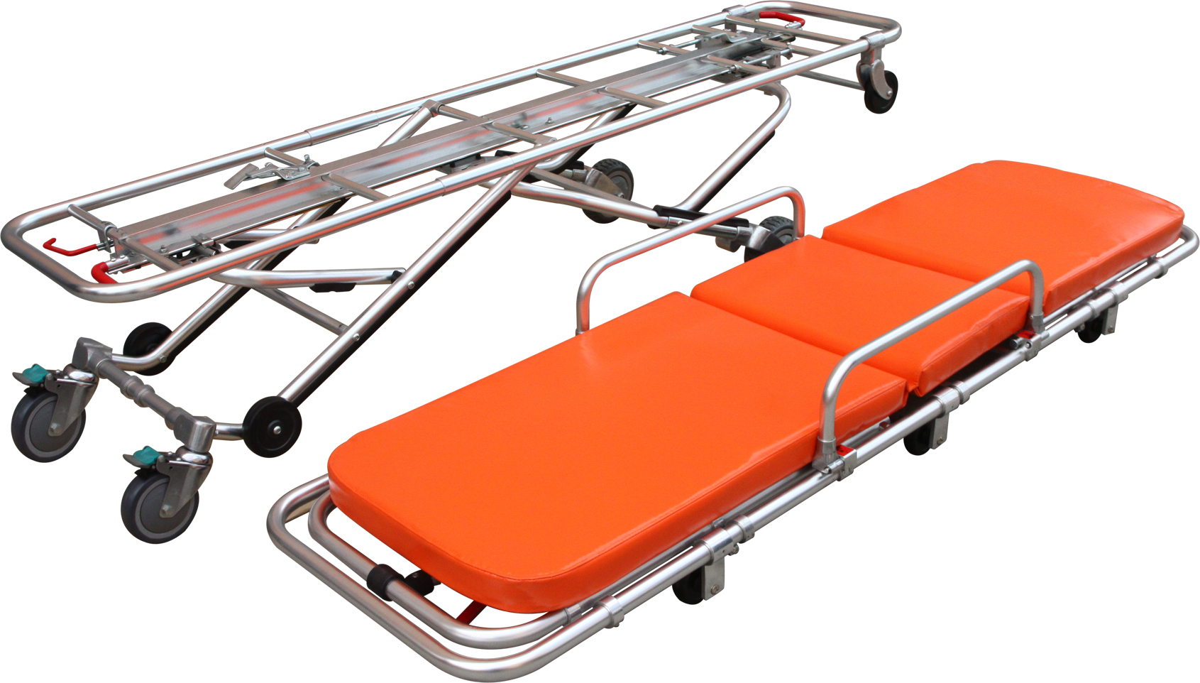 Hospital Emergency Equipment Multifunctional Automatic Loading Ambulance Stretcher For Sale supplier