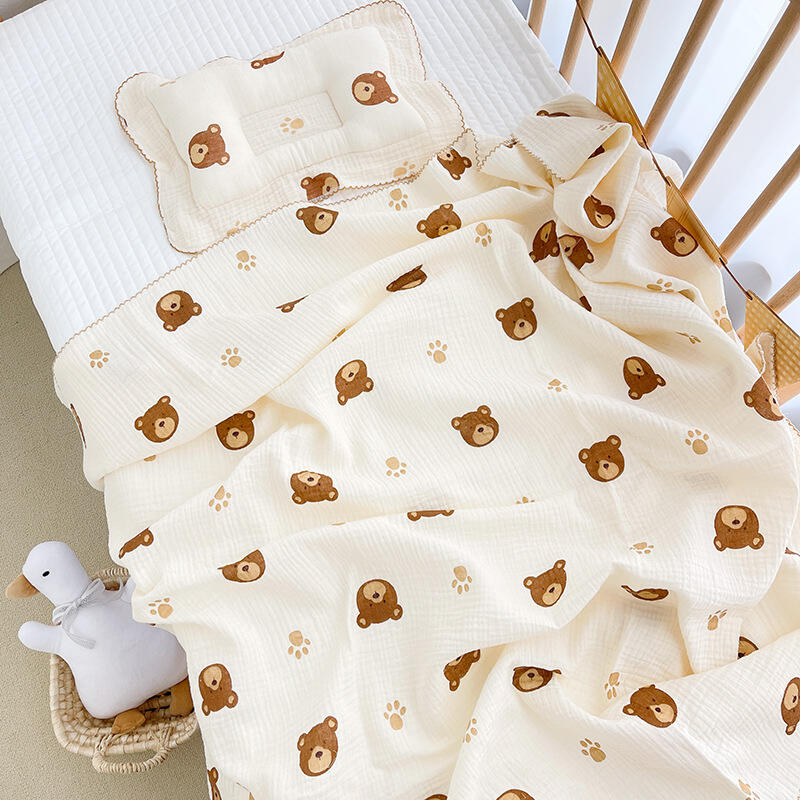 Super Soft Breathable 100% Cotton Swaddle Baby Muslin Blanket supplier