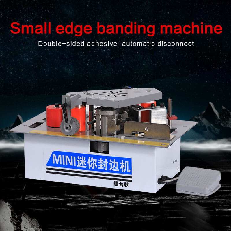 Mini Edge Banding Machine For Woodworking With High Efficiency And Low Cost