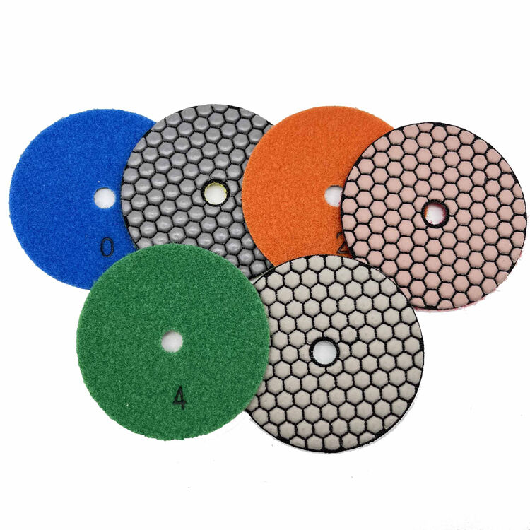 GuHua New Design Customized Dry Granite Polishing Pads Marble Floor Polishing Pads manufacture