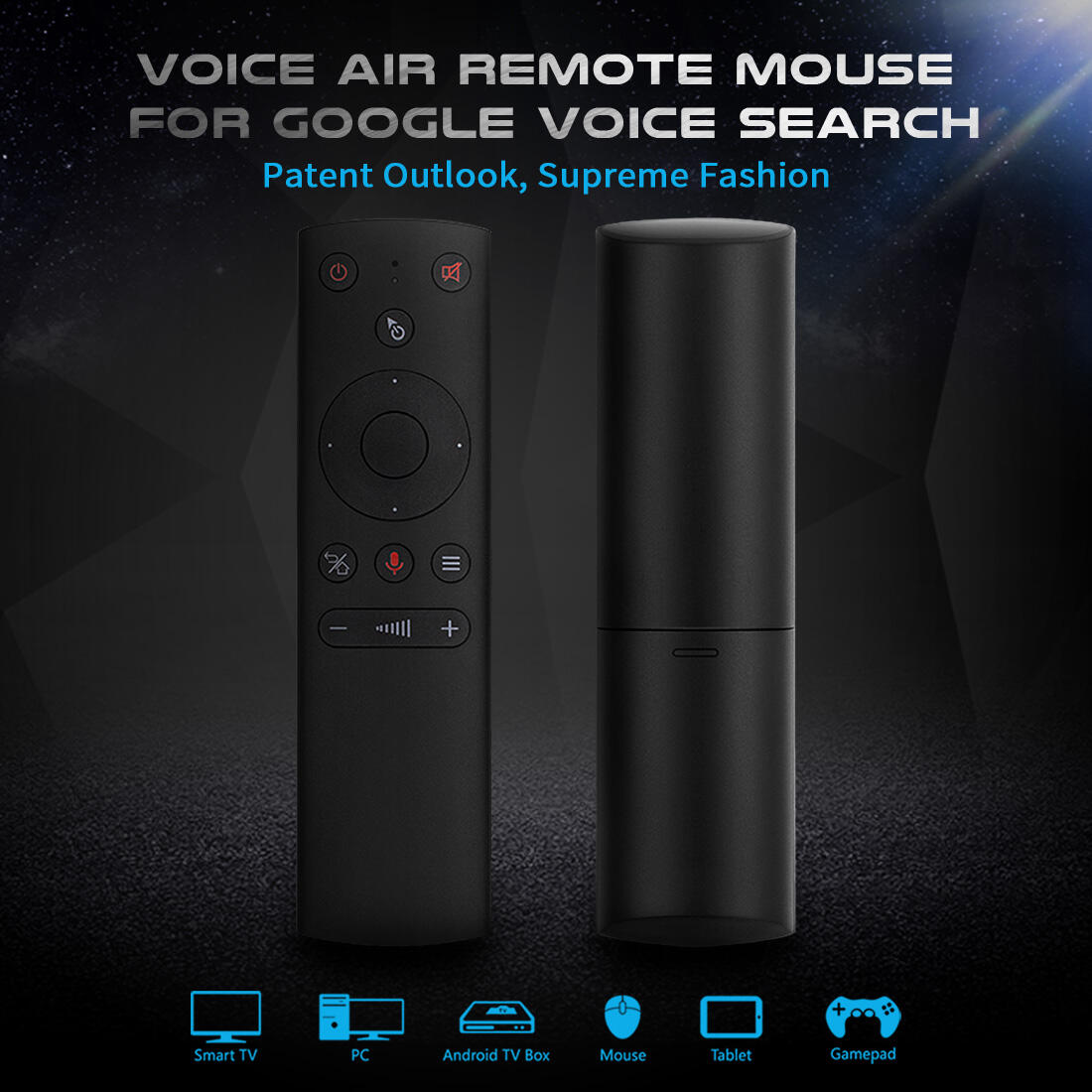 New Design G21 Air Mouse Built-in High Fidelity Voice Microphone with three level adjustable mouse speed Remote control details