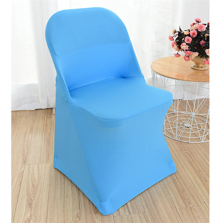 Wedding Banquet Dining Event Decorative Elastic Stretch Spandex Chair Cover supplier