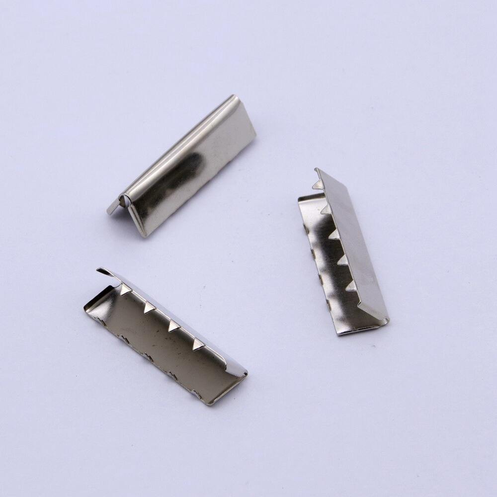 32*10mm brass metal tip belt end tip clips
