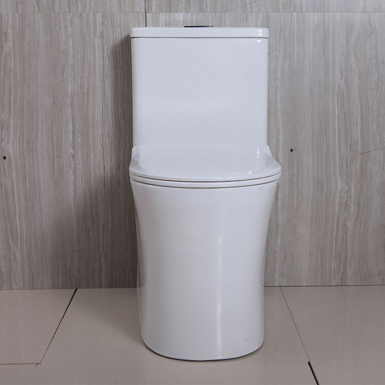 Modern style One Piece Bathroom Ceramic Wc Water Closet Porcelain white Colored Toilets Bowl factory