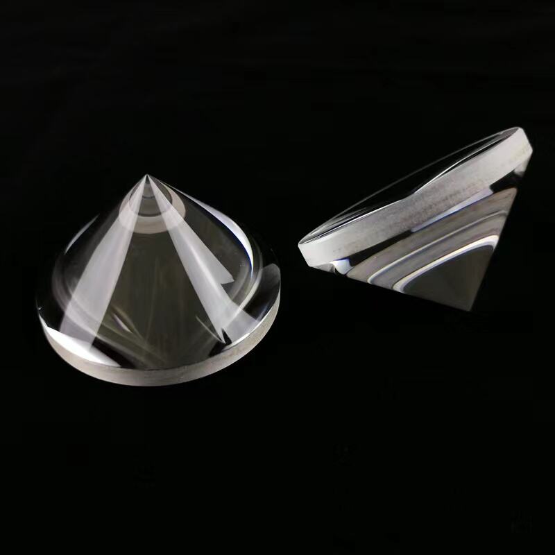 Dia 1 to 500mm Optical Glass bk7 Plano negative  axicon Convex mirror Cone Prism manufacture