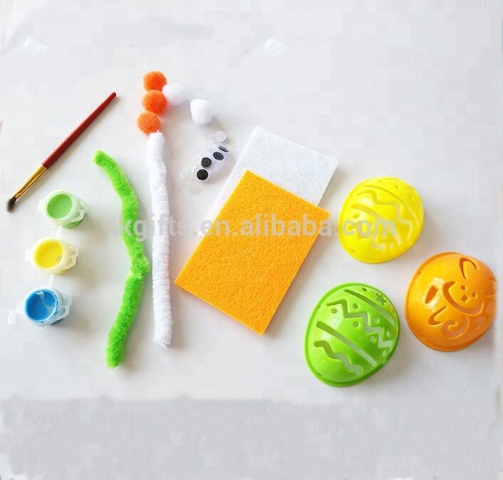 2024 new Easter children's baby toys plastic Easter egg painting DIY game set promotion gift manufacture