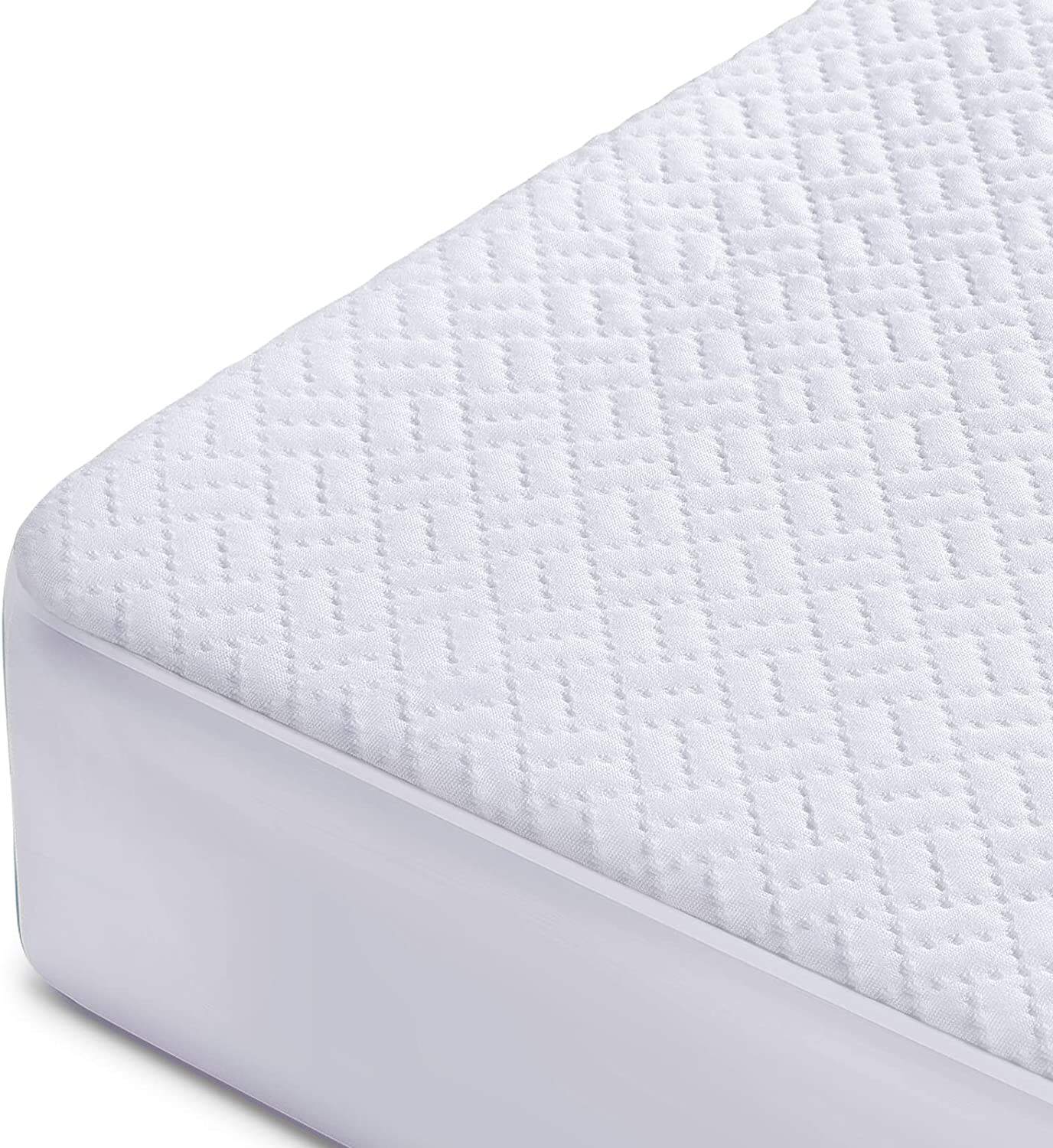 Custom Comfortable Soft Breathable Noiseless cooling 100% waterproof bamboo mattress cover manufacture