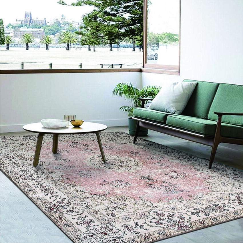 Factory Wholesale Classical Polyester Area Rug Washable Foldable Printed Area Rug supplier