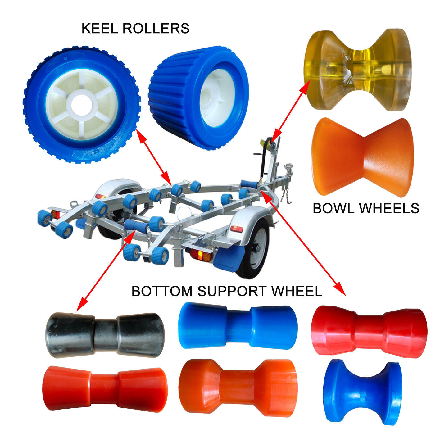 Yacht trailer series wheels bowl wheels manufacture