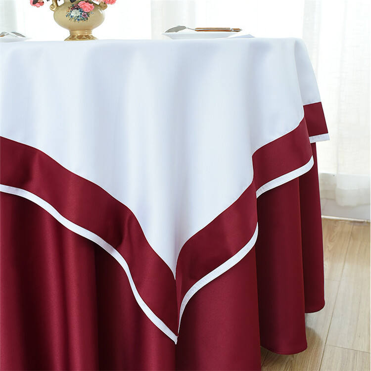 Cocktail tablecloths round plastic table cloth table covers wedding decoration details