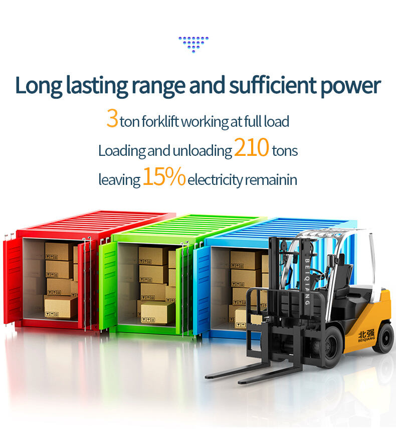 Alectric forklift lithium ion battery electric forklift 3 ton factory