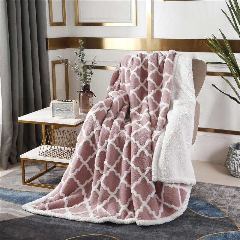 Fleece Blanket Wholesale Luxury for Winter High Quality Polyester Soft Warm for Sofa Bed