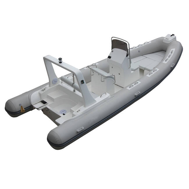 Customize 21.5ft Ocean Rib Boat Inflatable 6.5m Hydraulic Steering Center Console French Orca Hypalon Rib-650 details