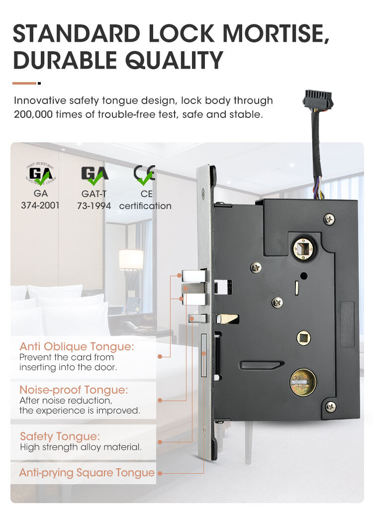 Locstar Room System Portable With Key Card Hotel Door Lock supplier