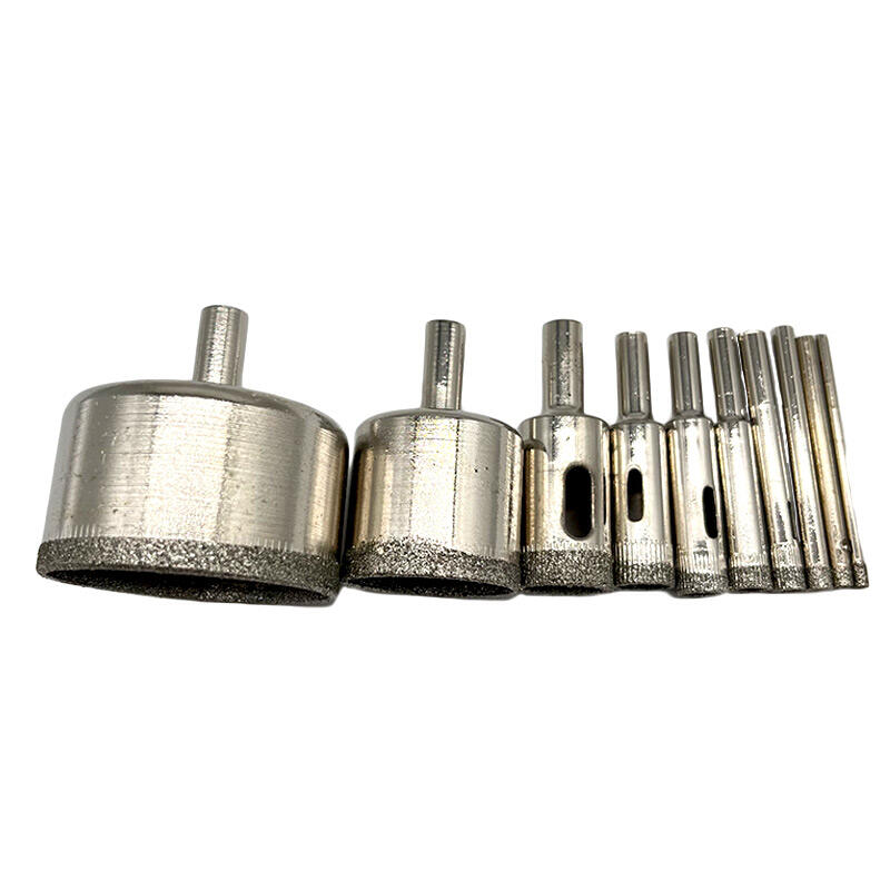 GuHua High Quality Tile Hole Saw Cutter Electroplated Diamond Drill Core Bits For Tile Glass factory