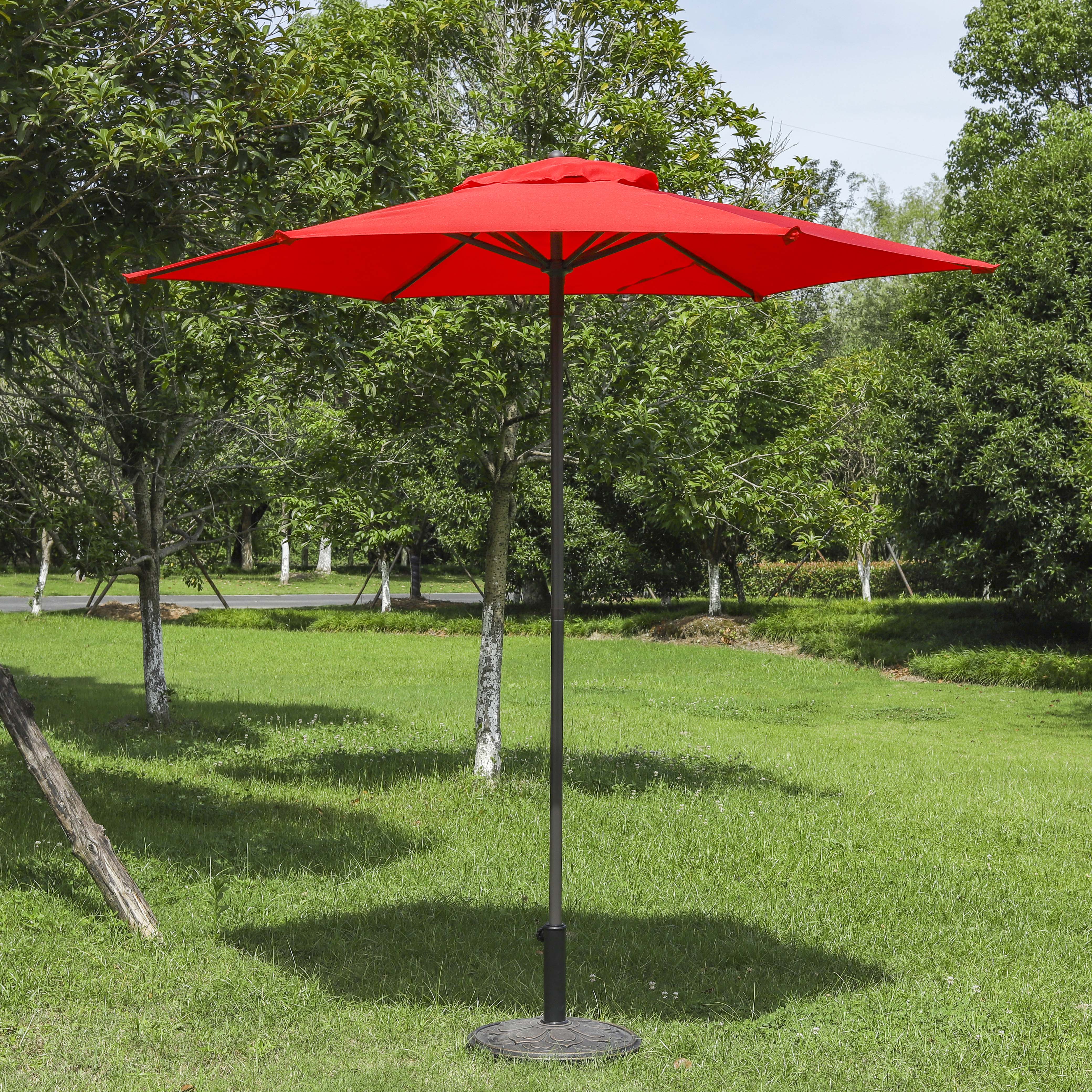 Outdoor Garden Umbrellas China Wholesale Market Custom Printed Strong Big Size Easy Open Umbrella Steel Frame Packing manufacture