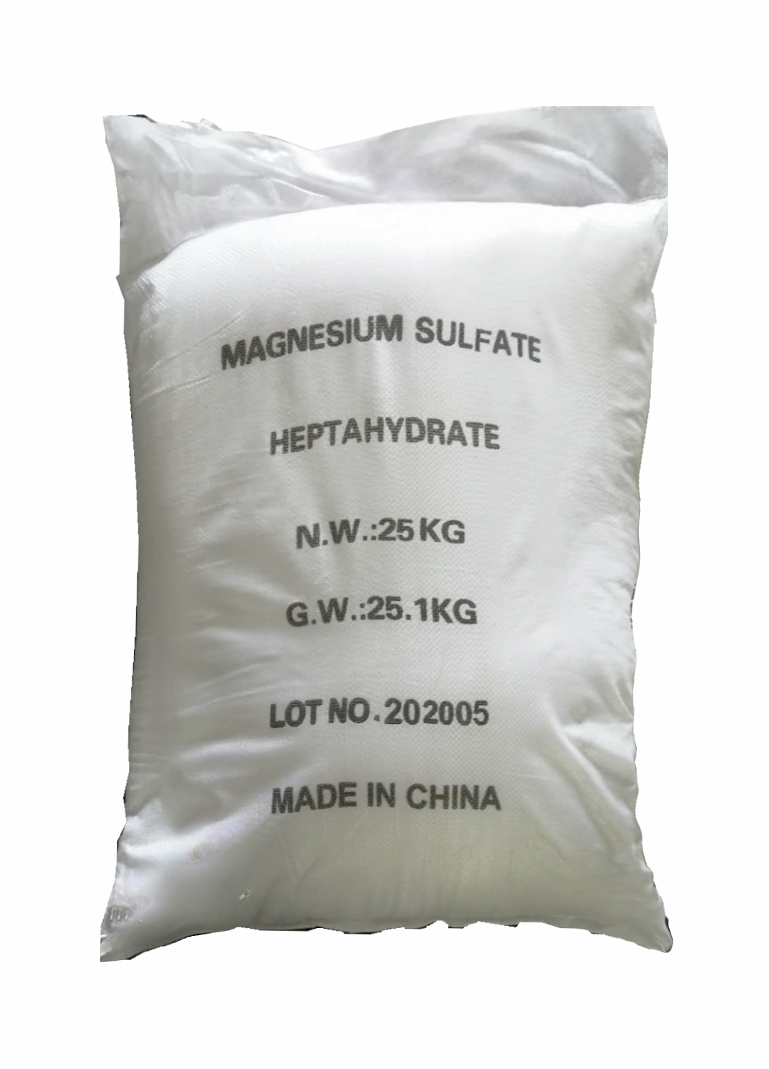 Food Grade Magnesium Sulfate Heptahydrate Crystal Agriculture Fertilizer CAS No. 10034-99-8 manufacture